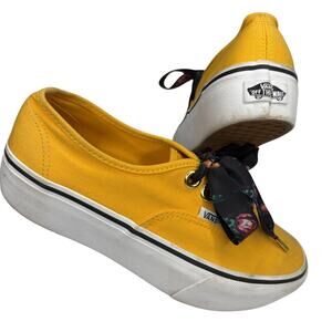 Vans Sneakers Women’s 7 Men’s 5.5 Orange Off The Wall Skateboard Shoes